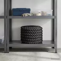 vidaXL Juteseil 300 mm 25 m Schwarz 100% Tossa Jute