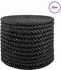 vidaXL Juteseil 24mm 25m schwarz 100% Tossa Jute