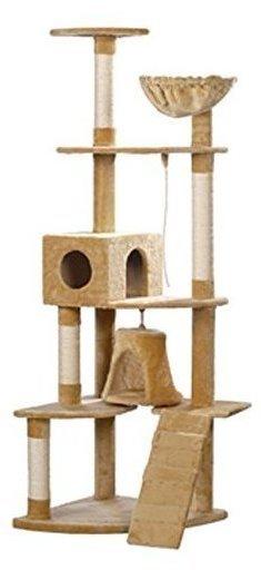 vidaXL Kratzbaum 91 x 70 x 191 cm beige