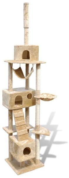 vidaXL Katzenkratzbaum Kratzbaum Kletterbaum 220 - 240 cm Beige
