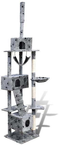 vidaXL Katzenkratzbaum Kletterbaum 220 - 240 cm Grau