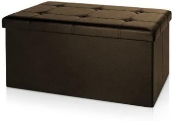 DEUBA Sitzbank in 80 x 40 x 40 cm Braun
