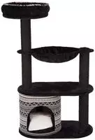 TRIXIE 43466, TRIXIE Kratzbaum Giada, 112 cm, schwarz / wei&szlig;