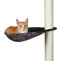 Trixie 43542, Trixie Liegemulde f&uuml;r Kratzbaum platingrau, Metallrahmen