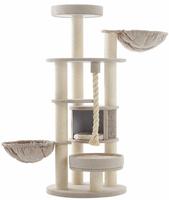 Nobby 63605-86, Nobby Kratzbaum Fida cream-leinenoptik, Ma&szlig;e: 58 x 58 x 141 cm
