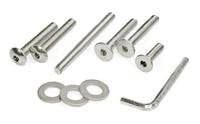 Kerbl 84664, Kerbl Schraubenset f&uuml;r Kratzb&auml;ume M8 (165 cm, Braun, Natural) (84664)