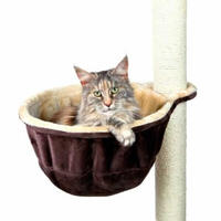 TRIXIE 43910, TRIXIE Kuschelsack f&uuml;r Kratzb&auml;ume, Pl&uuml;sch, &Oslash; 38 cm, beige / braun