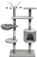 vidaXL Katzen-Kratzbaum 125 cm Grau