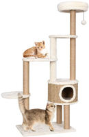Katzen-kratzbaum Mit Luxuri&ouml;sem Kissen 148 Cm Seegras - Vidaxl