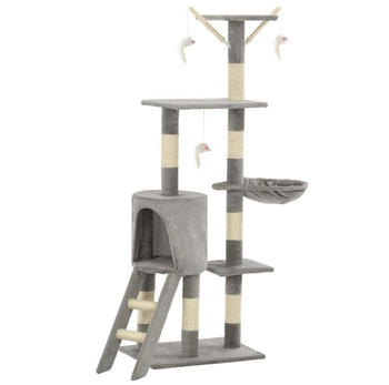 vidaXL Katzen-Kratzbaum mit Sisal-S&auml;ulen 138cm