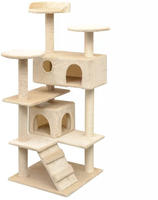 vidaXL Katzen-Kratzbaum Sisal 125 cm Beige