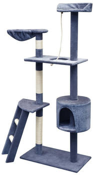 vidaXL Katzen-Kratzbaum Sisal 150cm Dunkelblau