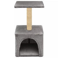 vidaXL Katzen-Kratzbaum Sisal 55 cm Grau