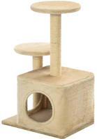 vidaXL Katzen-Kratzbaum Sisal 60 cm Beige
