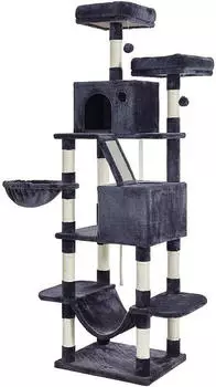 Feandrea XL-Katzenbaum 206cm rauchgrau (PCT190G01)