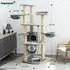 HappyPet Kratzbaum CAT028 171cm grau/beige