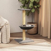 vidaXL Kratzbaum mit Sisal-Kratzs&auml;ule Hellgrau 74 cm