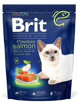 Brit Premium By Nature Cat Sterilized Salmon Trockenfutter 300g