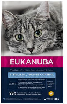 Eukanuba Adult Sterilised Cat Weight Control Huhn Trockenfutter 10kg