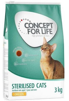 Concept for Life Sterilised Cats Huhn Trockenfutter 3kg