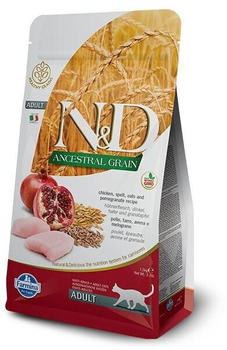 Farmina N&D Adult Cat Ancestral Grain Huhn & Granatapfel 300g