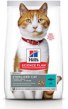 Hill's Science Plan Feline Sterilised Young Adult Tuna dry food 1,5kg