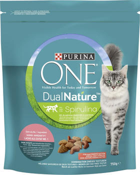 Purina ONE DualNature Sterilized Katze Lachs mit Spirulina Trockenfutter 750g