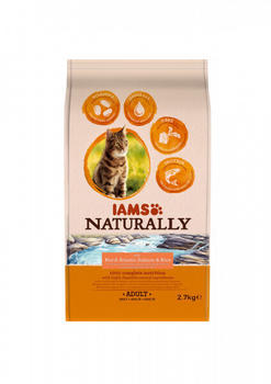 IAMS Naturally Katue Lachs und Reis 2,7kg