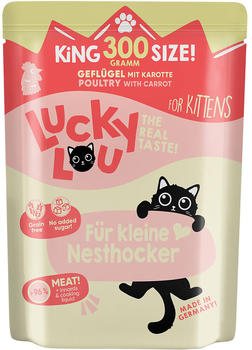 Lucky Lou Kitten Geflügel mit Karotten Nassfutter 300g