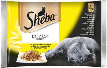 Sheba Delikatesse Adult Gefl&uuml;gel Variation in Gelee 4x85g