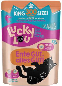 Lucky Lou Adult Gefl&uuml;gel & Ente mit K&uuml;rbis Katzen-Nassfutter 300g