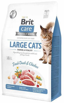 Brit Care Large Cats Power & Vitality Trockenfutter Ente & Huhn 400g