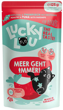 Lucky Lou Lifestage Adult Katzen-Nassfutter Gefl&uuml;gel & Thunfisch 125g
