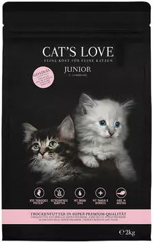 Cat's Love Junior Geflügel Katzen-Trockenfutter 2kg Cat's Love Junior Geflügel Katzen-Trockenfutter 2kg