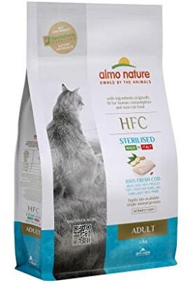 Almo Nature HFC Sterilized Katzen-Trockenfutter Kabeljau 1,2kg
