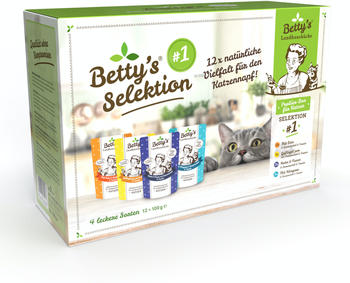Betty's Landhausküche Selektion #1 Katzen Nassfutter 12x100g