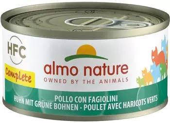 Almo Nature HFC complete Nassfutter Huhn mit gr&uuml;nen Bohnen 70g