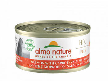 Almo Nature HFC Jelly Katzen-Nassfutter Lachs mit Karotten 70g
