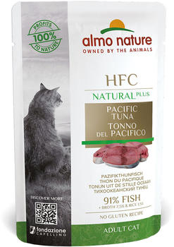 Almo Nature HFC Natural Plus Katzen-Nassfutter Pazifikthunfisch 55g