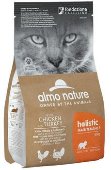 Almo Nature Holistic Maintenance Katzen-Trockenfutter Huhn und Pute 400g