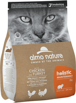 Almo Nature Holistic Maintenance Katzen-Trockenfutter Huhn und Pute 2kg