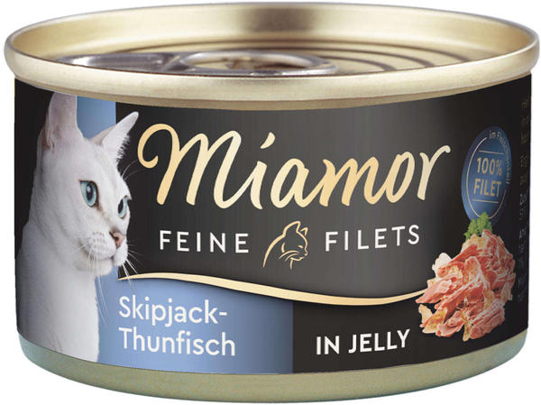 Miamor Feine Filets in Jelly Nassfutter Skipjack-Thunfisch 100g