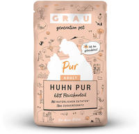 Grau &ndash; das Original &ndash; Nassfutter f&uuml;r Katzen - Huhn pur (Pouchbeutel), 1er Pack