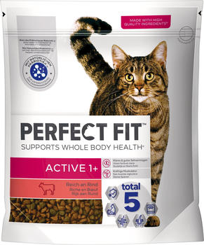 Perfect Fit Active 1+ Katzen-Trockenfutter Reich an Rind 1,4kg