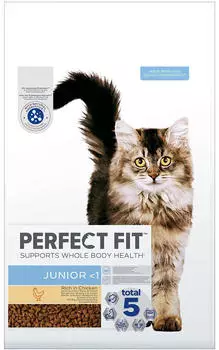 Perfect Fit Junior <1 Katzen-Trockenfutter Reich an Huhn 7kg