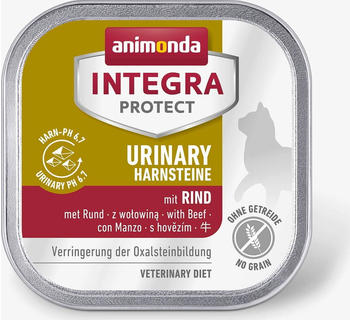Animonda Integra Protect Adult Urinary Struvitstein Katze Nassfutter mit Rind 100g