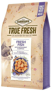Carnilove True Fresh Cat Trockenfutter Frischer Fisch 4,8kg