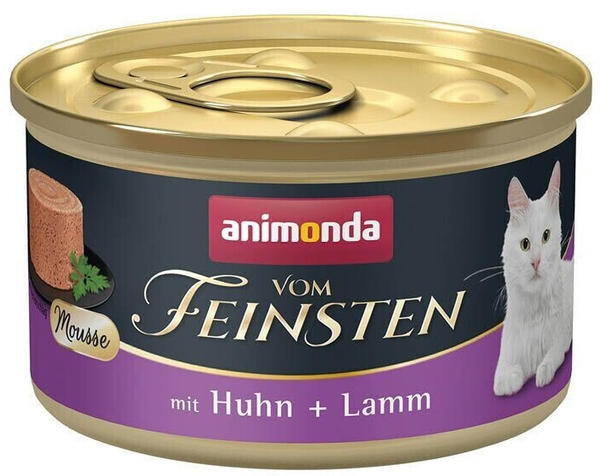 Animonda Vom Feinsten Mousse Katzen-Nassfutter mit Huhn + Lamm 85g
