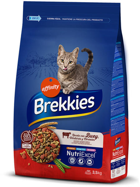 Brekkies NutriExcel Feline Adult Beef, Vegetables and Cereals 3,5 kg