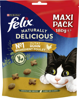 Felix Naturally Delicious Katzensnack Huhn mit Katzenminze 180g